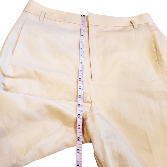 FRAME Linen Cotton High Waist Wide Leg Pants size 16 - Picture 6 of 9